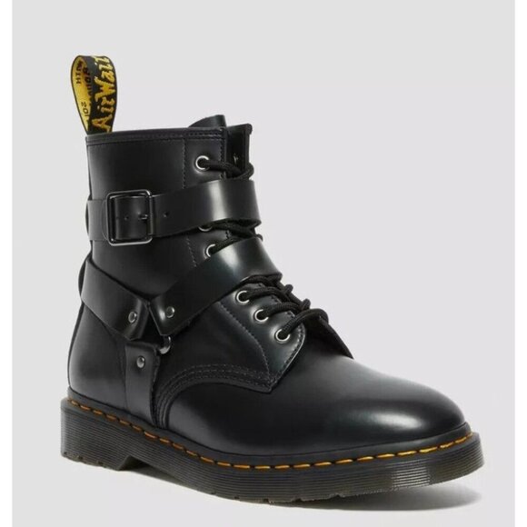 Dr. Martens Shoes - NEW Dr. Martens Cristofor Leather Harness Lace Up Boots EU 37 US 6